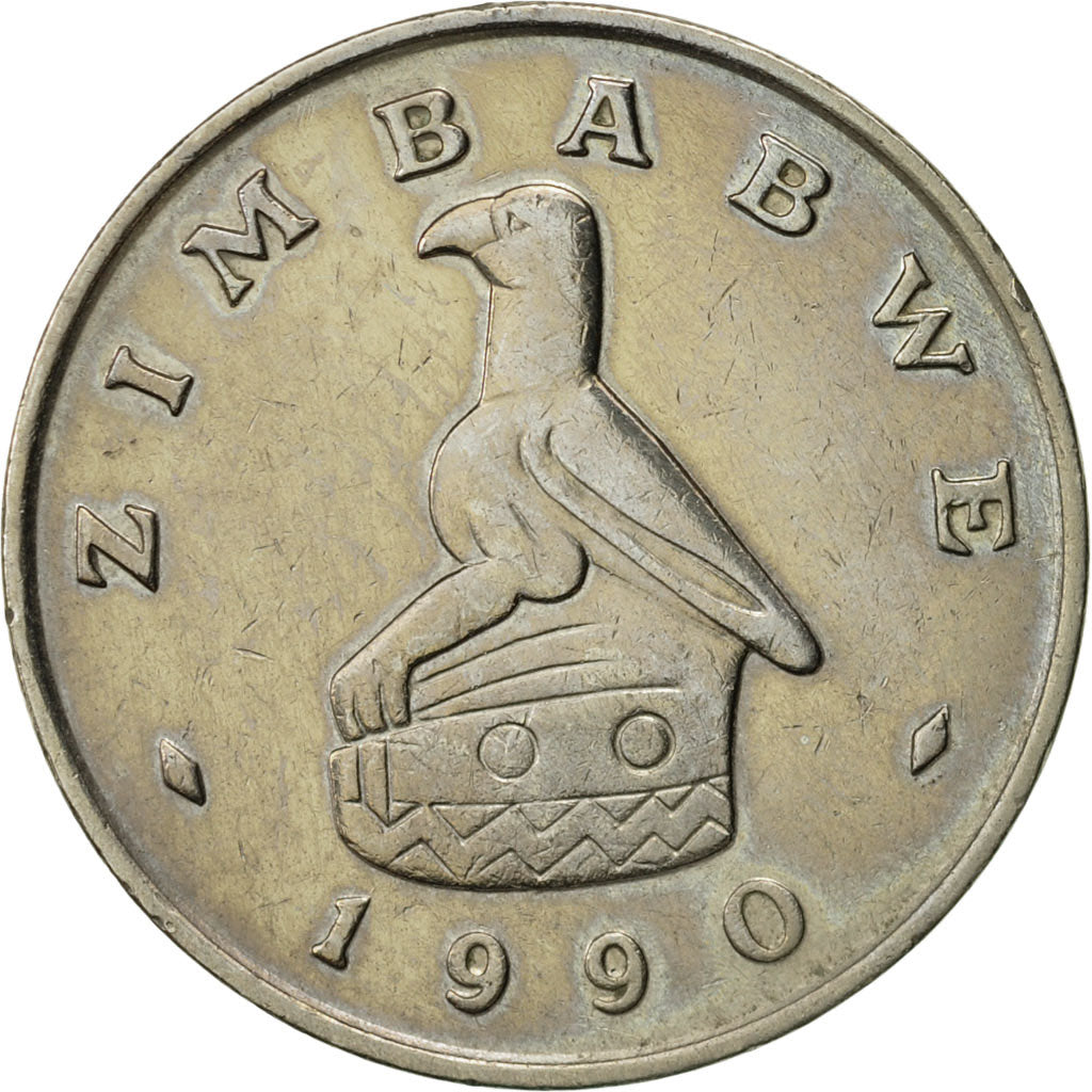 Monnaie, Zimbabwe, 50 Cents, 1990, TTB, Copper-nickel, KM:5