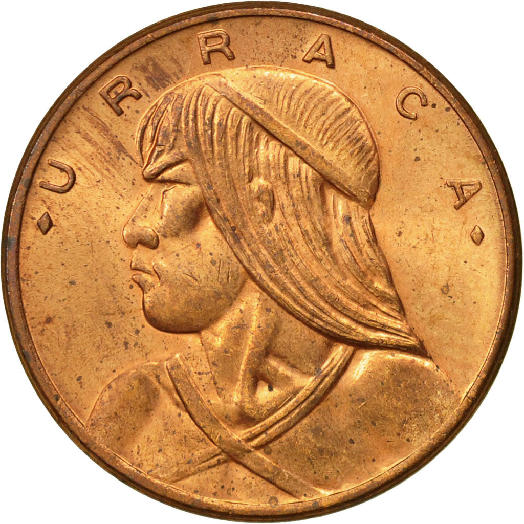 Coin, Panama, Centesimo, 1977, U.S. Mint, AU(55-58), Bronze, KM:22