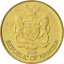 Münze, Namibia, Dollar, 1998, SS+, Messing, KM:4