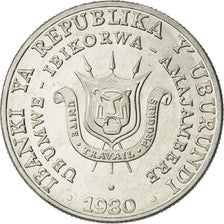 Burundi, 5 Francs, 1980, AU(55-58), Aluminum, KM:20