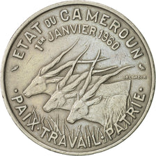Coin, Cameroon, 50 Francs, 1960, Paris, EF(40-45), Copper-nickel, KM:13