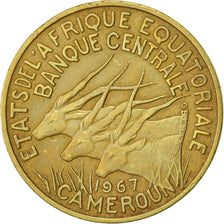 EQUATORIAL AFRICAN STATES, 10 Francs, 1967, Paris, AU(50-53)