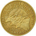 EQUATORIAL AFRICAN STATES, 10 Francs, 1967, Paris, AU(50-53)