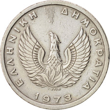 Moneda, Grecia, 5 Drachmai, 1973, MBC+, Cobre - níquel, KM:109.1