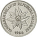 Moneda, Madagascar, 5 Francs, Ariary, 1966, Paris, EBC, Acero inoxidable, KM:10