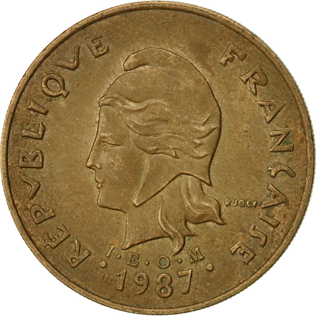 Coin, French Polynesia, 100 Francs, 1987, Paris, EF(40-45), Nickel-Bronze, KM:14