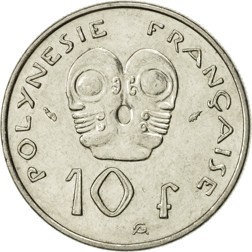 Coin, French Polynesia, 10 Francs, 1983, Paris, AU(55-58), Nickel, KM:8