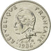 Moneta, Nowa Kaledonia, 10 Francs, 1986, Paris, AU(55-58), Nikiel, KM:11