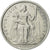 Moneda, Nueva Caledonia, 2 Francs, 1983, Paris, EBC, Aluminio, KM:14