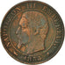 Coin, France, Napoleon III, Napoléon III, 5 Centimes, 1854, Lyon, VF(20-25)