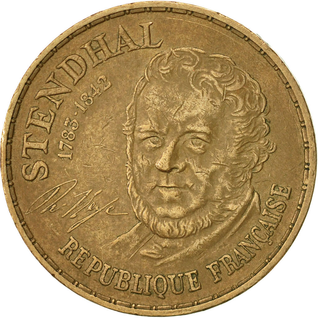 Monnaie, France, Stendhal, 10 Francs, 1983, Paris, TTB, Nickel-Bronze, KM:953