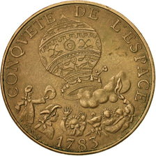 Munten, Frankrijk, La conquête, 10 Francs, 1983, Paris, ZF+, Nickel-Bronze