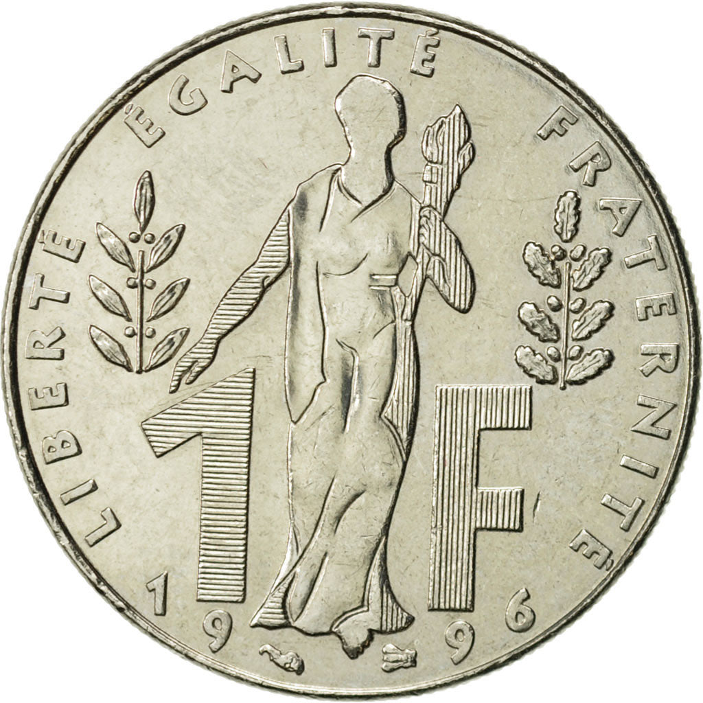 Monnaie, France, Jacques Rueff, Franc, 1996, Paris, SUP+, Nickel, KM:1160