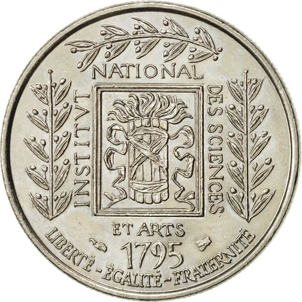 Coin, France, Institut, Franc, 1995, Paris, MS(60-62), Nickel, KM:1133