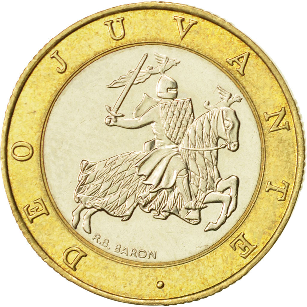 Monaco, Rainier III, 10 Francs, 1989, AU(50-53), Bi-Metallic, KM:163