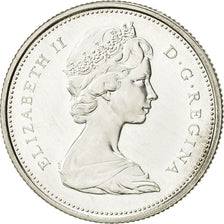 Coin, Canada, Elizabeth II, 25 Cents, 1965, Royal Canadian Mint, Ottawa