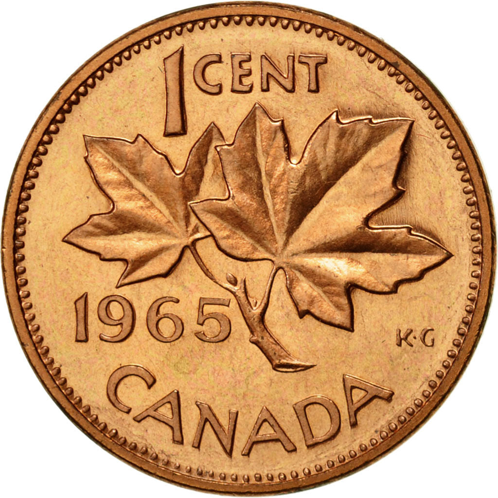 Monnaie, Canada, Elizabeth II, Cent, 1965, Royal Canadian Mint, Ottawa, SUP+