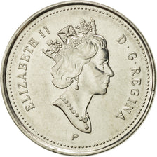 Coin, Canada, Elizabeth II, 5 Cents, 2001, Royal Canadian Mint, Ottawa