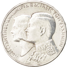 Grecia, Constantine II, 30 Drachmai, 1964, SPL-, Argento, KM:87