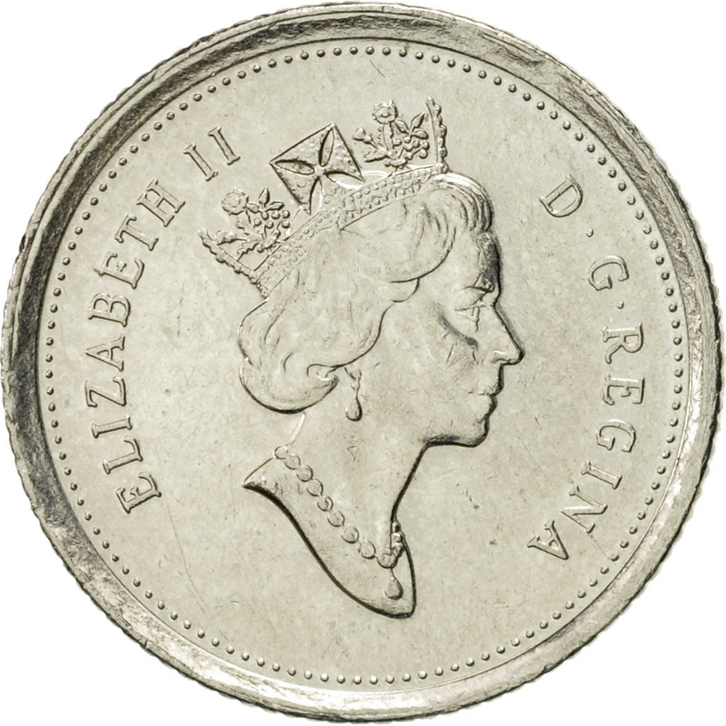 Coin, Canada, Elizabeth II, 10 Cents, 1999, Royal Canadian Mint, Ottawa