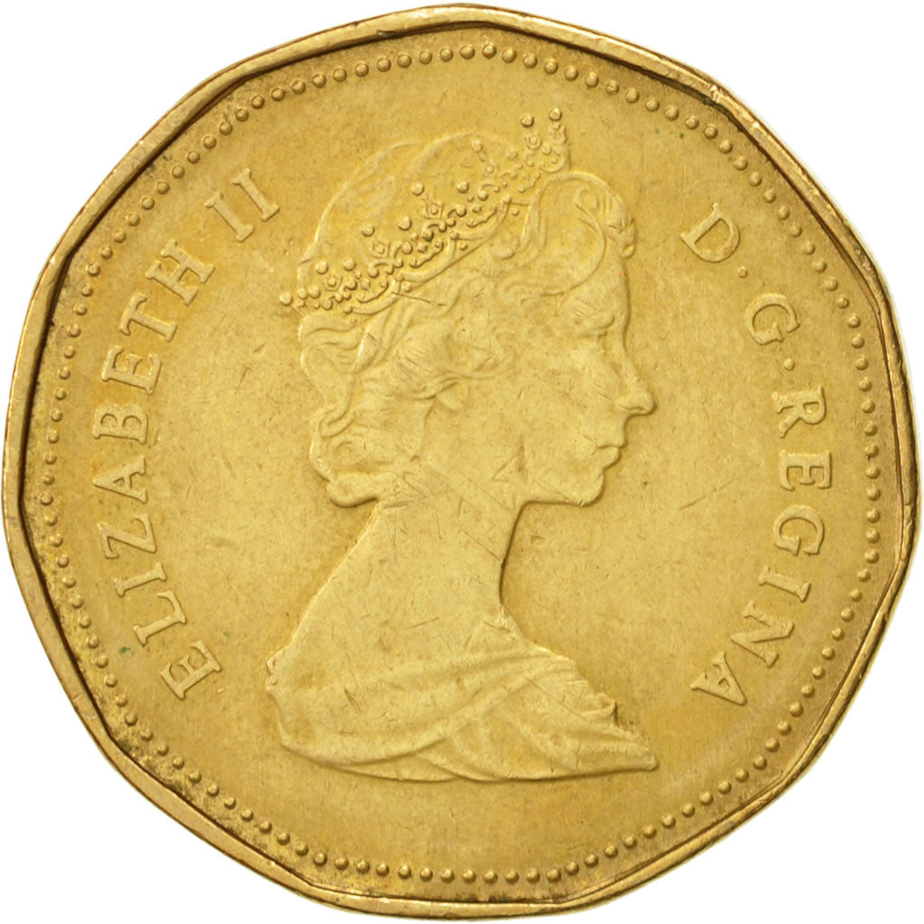 Coin, Canada, Elizabeth II, Dollar, 1987, Royal Canadian Mint, Ottawa