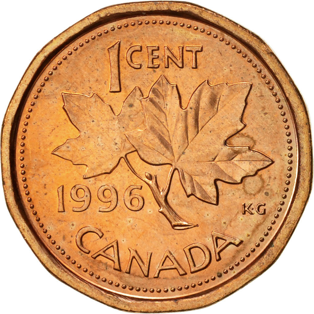 Coin, Canada, Elizabeth II, Cent, 1996, Royal Canadian Mint, Ottawa, MS(63)