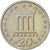 Moneda, Grecia, 20 Drachmes, 1988, MBC+, Cobre - níquel, KM:133