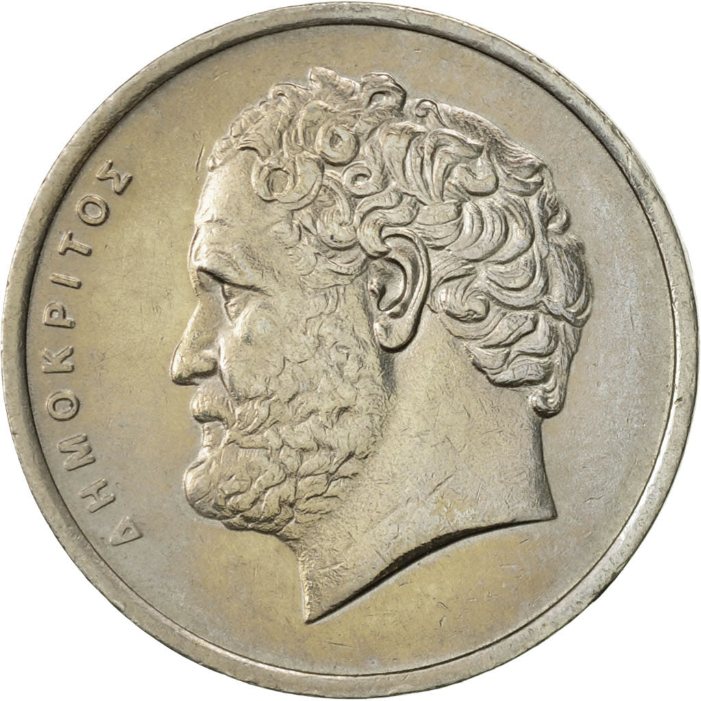 Coin, Greece, 10 Drachmes, 1986, AU(50-53), Copper-nickel, KM:132