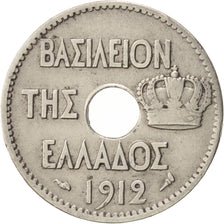 Greece, George I, 5 Lepta, 1912, KM:62