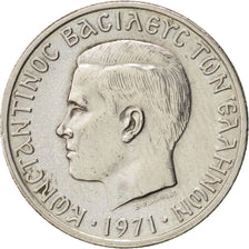 Moneta, Grecia, Constantine II, Drachma, 1971, BB+, Rame-nichel, KM:98