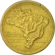 Munten, Brazilië, Cruzeiro, 1949, FR+, Aluminum-Bronze, KM:558