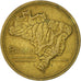 Brazil, 2 Cruzeiros, 1945, VF(30-35), Aluminum-Bronze, KM:559