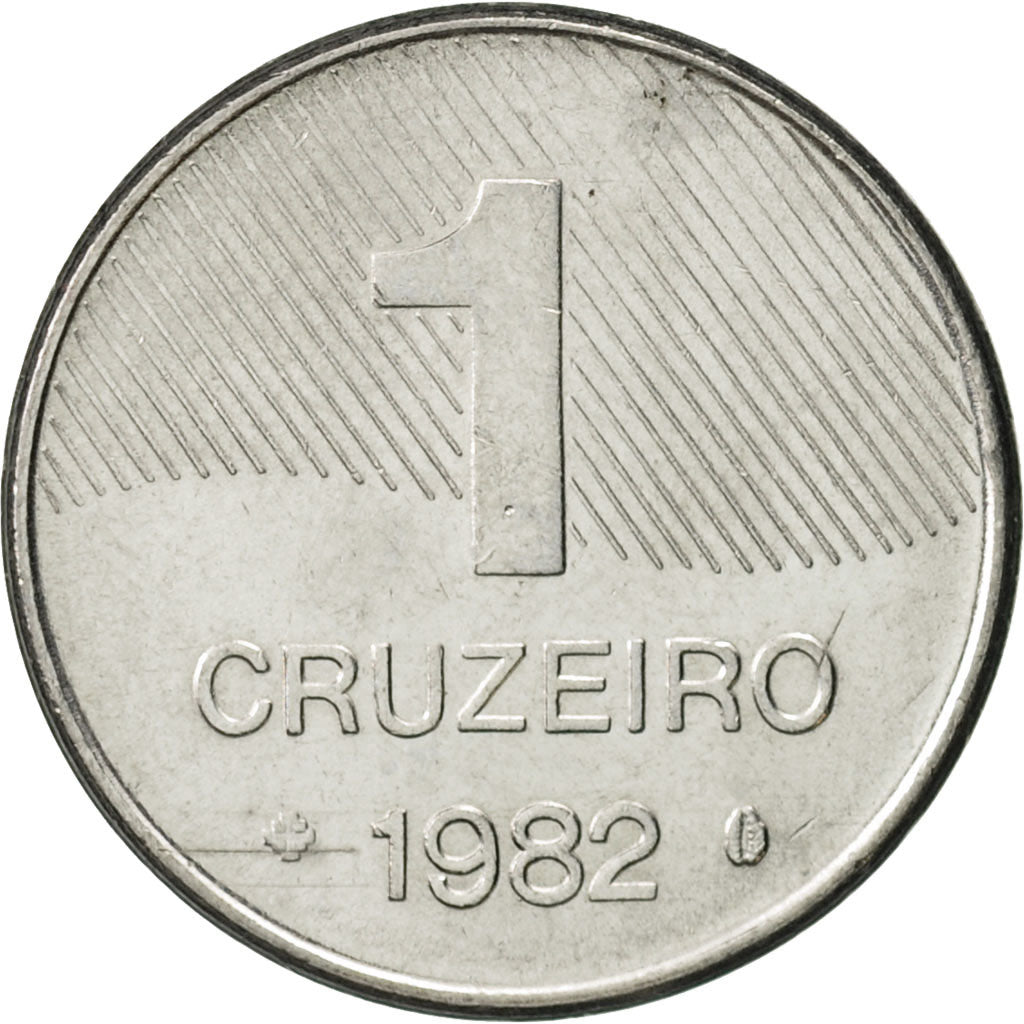 Coin, Brazil, Cruzeiro, 1982, AU(55-58), Stainless Steel, KM:590