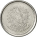 Brazil, 200 Cruzeiros, 1985, AU(55-58), Stainless Steel, KM:596