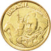 Coin, Brazil, 10 Centavos, 1998, AU(55-58), Bronze Plated Steel, KM:649.2