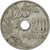 Moneda, Grecia, 20 Lepta, 1964, MBC, Aluminio, KM:79
