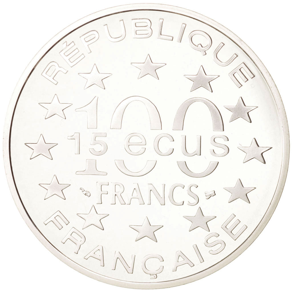 Francia, 100 Francs-15 Ecus, 1993, Paris, FDC, Argento, KM:1031