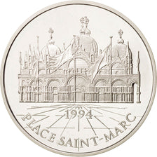 Frankreich, 100 Francs-15 Ecus, 1994, St. Mark's Cathedral, Silver, KM:1068