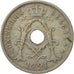 Moneda, Bélgica, 25 Centimes, 1921, MBC, Cobre - níquel, KM:69