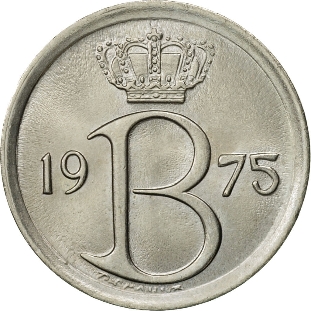 Monnaie, Belgique, 25 Centimes, 1975, Bruxelles, SUP, Copper-nickel, KM:153.1