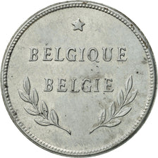 Coin, Belgium, 2 Francs, 2 Frank, 1944, AU(55-58), Zinc Coated Steel, KM:133