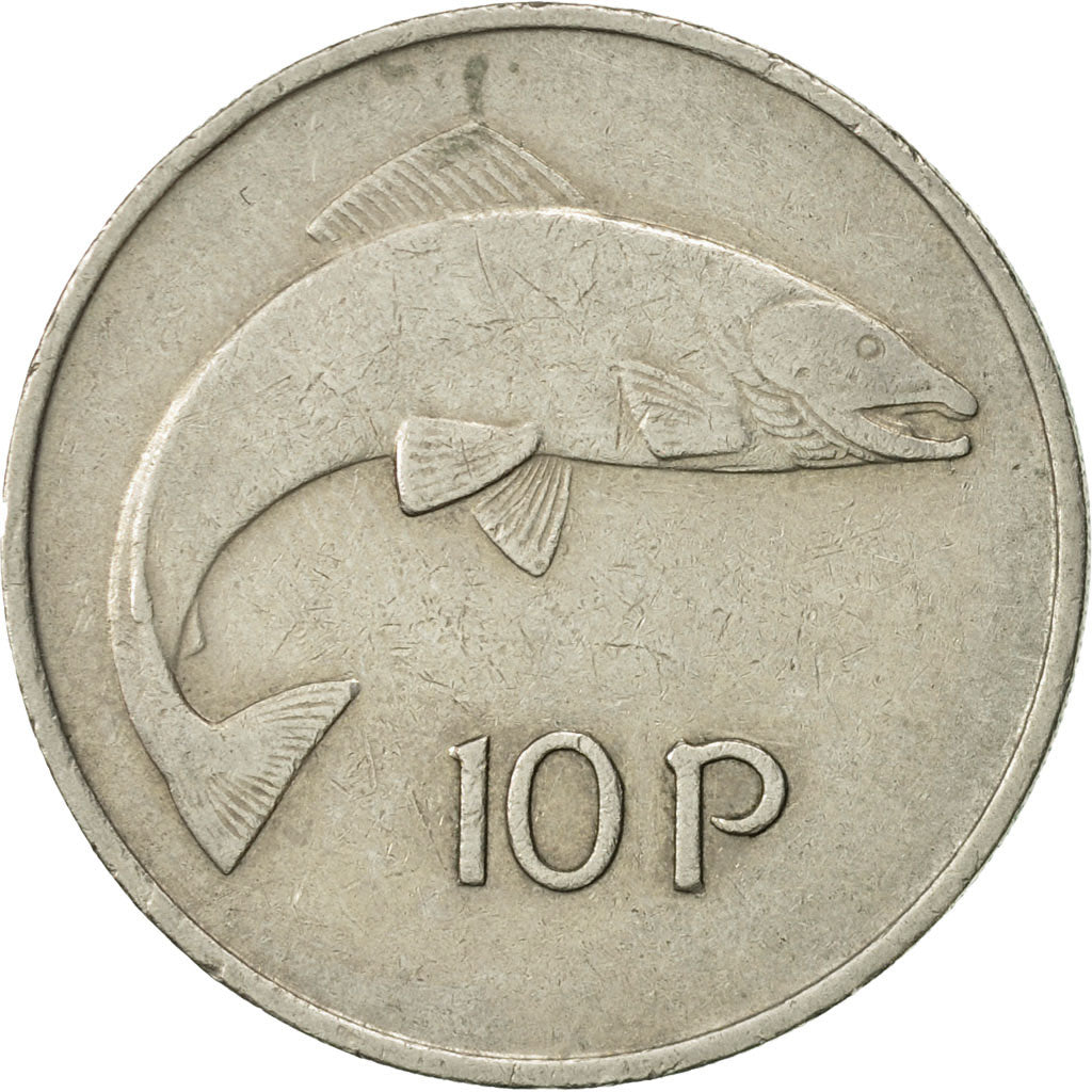 Coin, IRELAND REPUBLIC, 10 Pence, 1976, EF(40-45), Copper-nickel, KM:23