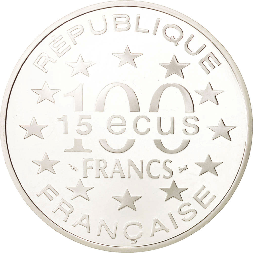 Frankreich, 100 Francs-15 Ecus, 1995, Alhambra, Silver, KM:1112