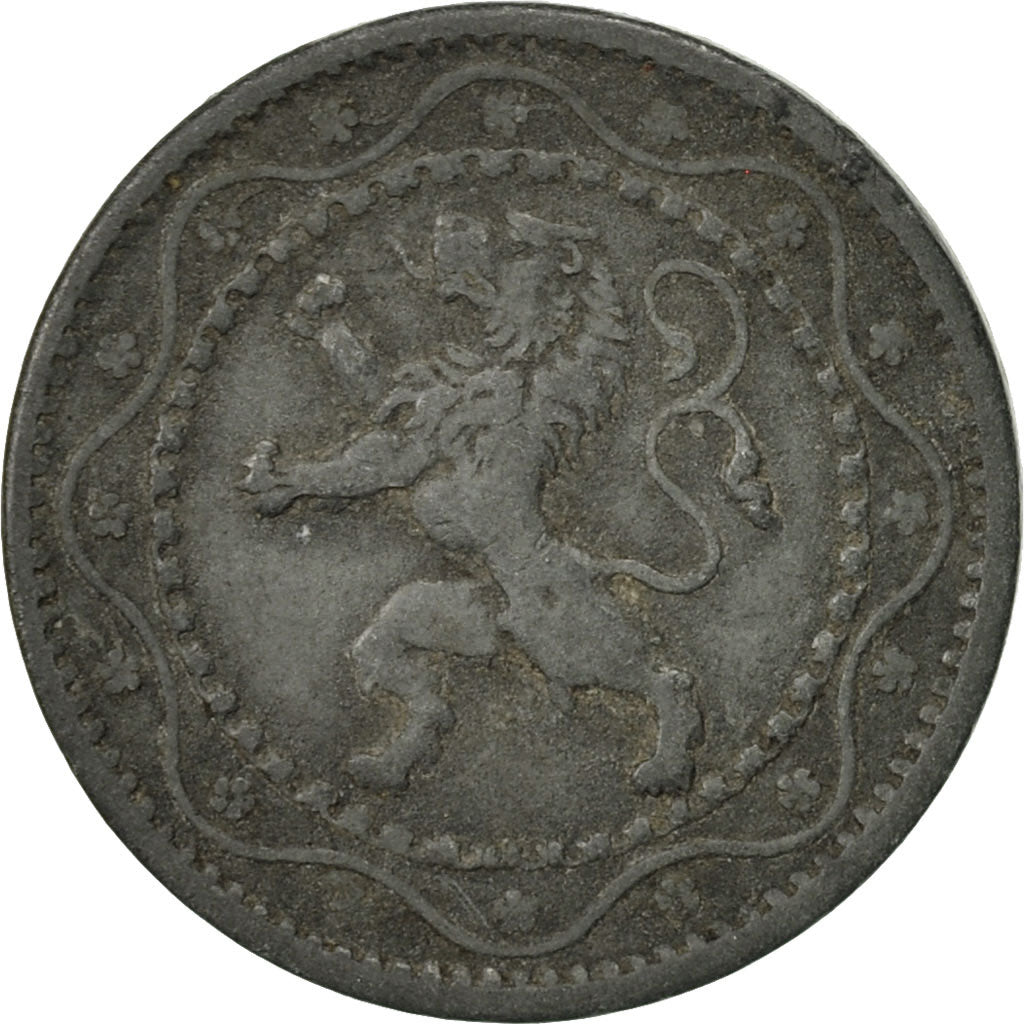 Coin, Belgium, 5 Centimes, 1916, EF(40-45), Zinc, KM:80