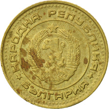 Coin, Bulgaria, Stotinka, 1990, AU(50-53), Brass, KM:84