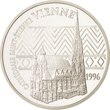Munten, Frankrijk, 100 Francs-15 Euro, 1996, Paris, FDC, Zilver, KM:1140