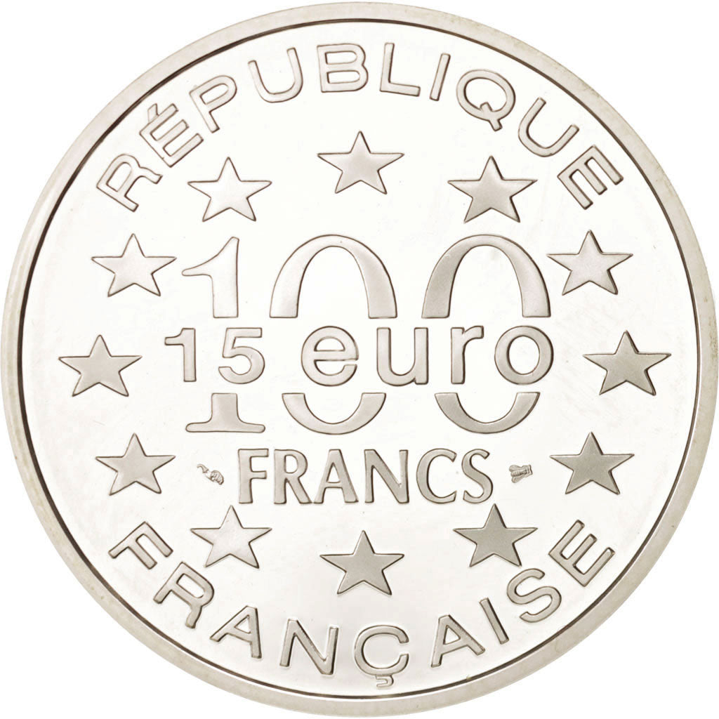Münze, Frankreich, 100 Francs-15 Euro, 1996, Paris, STGL, Silber, KM:1140