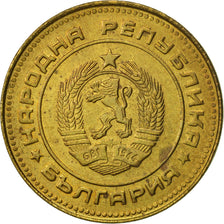 Bulgaria, 5 Stotinki, 1989, AU(55-58), Brass, KM:86