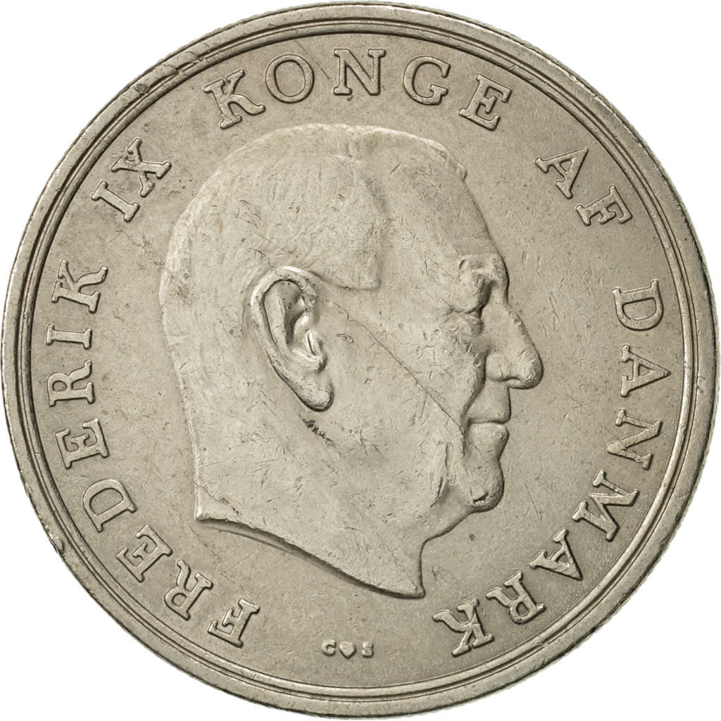 Coin, Denmark, Frederik IX, 5 Kroner, 1960, Copenhagen, EF(40-45)