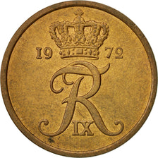 Coin, Denmark, Frederik IX, 5 Öre, 1972, Copenhagen, AU(55-58), Bronze